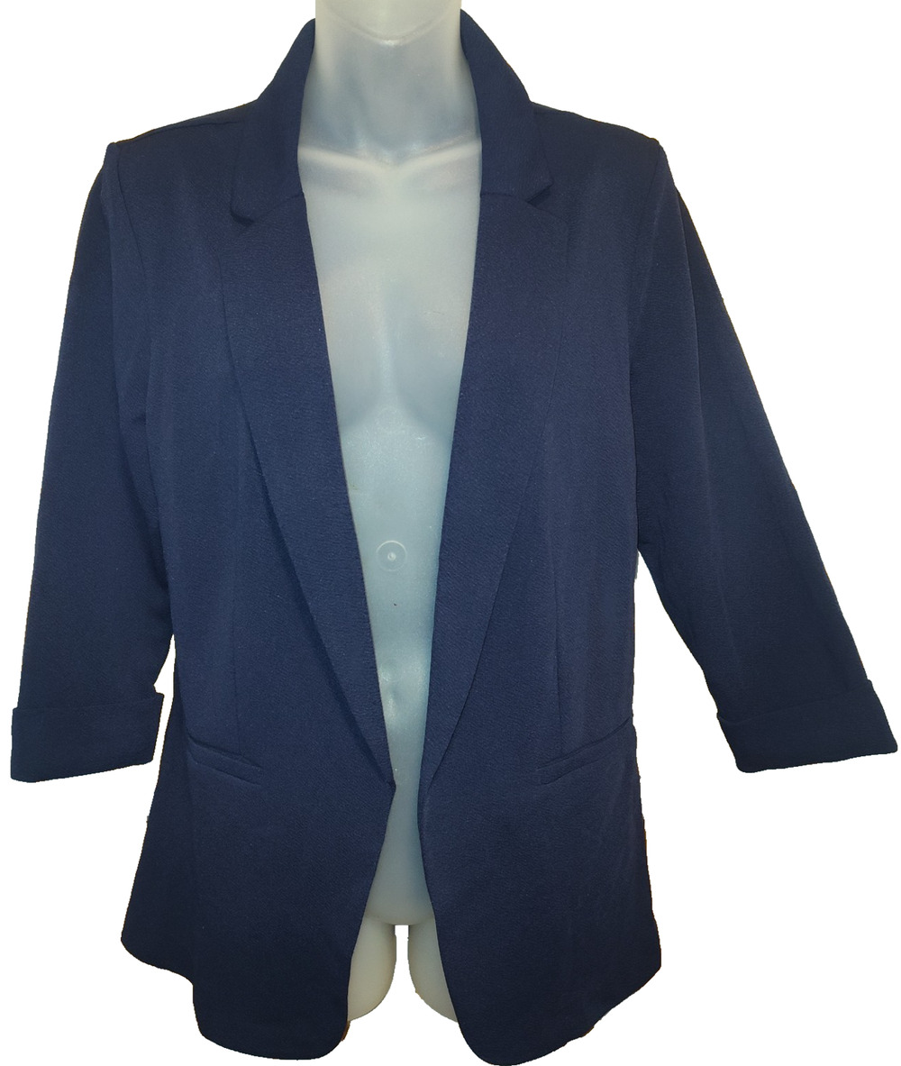 Maurices Women’s Blue Tailored Casual Style Blazer Jacket Size M BG26